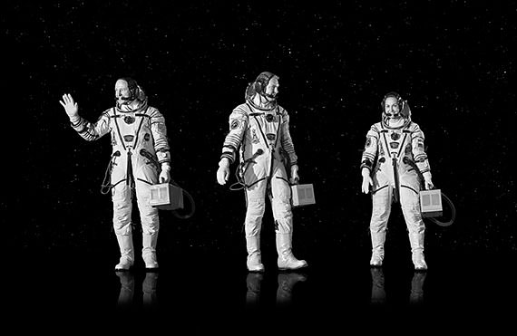 Michael Najjar: „space voyagers“ 202 x 132 cm. Imagen cortesía galería Juan Silió