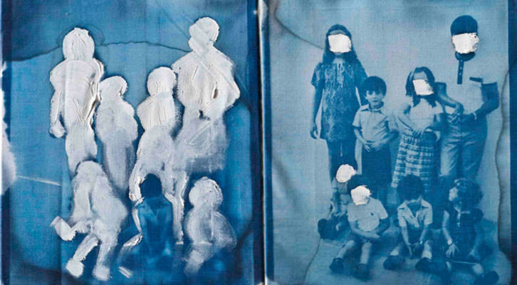 Obra de Carlos Sebastiá en la exposición 'Memory' en See Gallery de Beijing (China). Imagen cortesía del autor. 