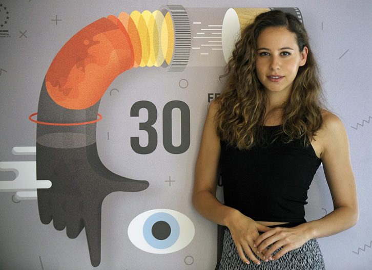 Irene Escolar, Premio Un Futuro de Cine. Imagen cortesía de Cinema Jove.