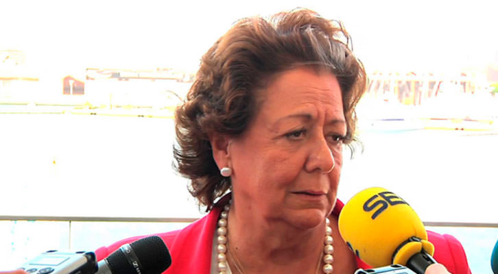 Rita Barberá, ex alcaldesa de Valencia.