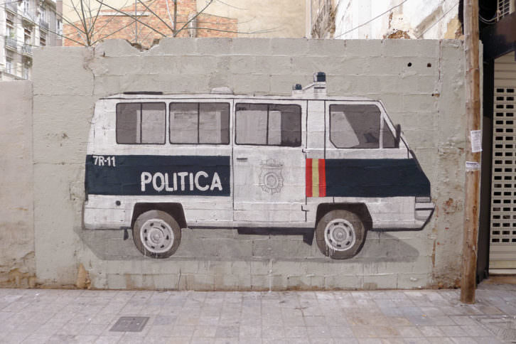 Escif. Política, Valencia. Cortesía del artista.