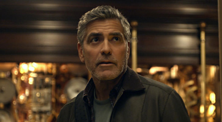 George Clooney en un fotograma de 'Tomorrowland', de Bard Bird.