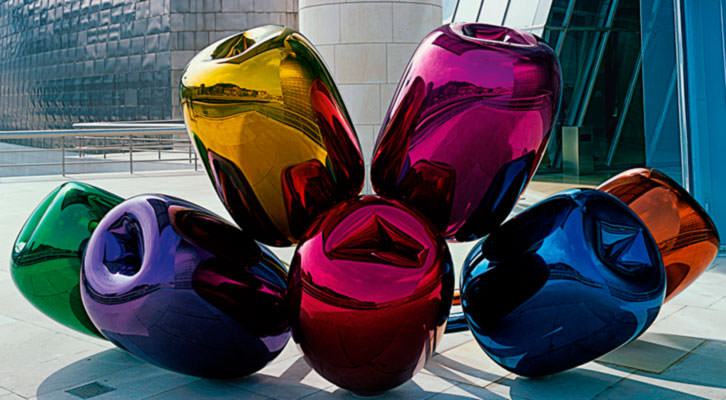 'Tulipanes', en 'Jeff Koons: Retrospectiva'. Cortesía del Museo Guggenheim Bilbao.