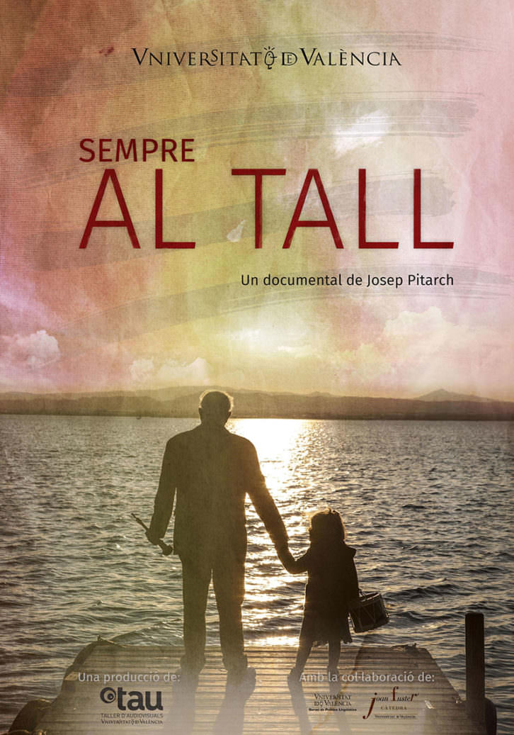 Cartel del documental Sempre Al Tall, de Josep Pitarch. Cortesía de La Nau de la Universitat de Valéncia. 