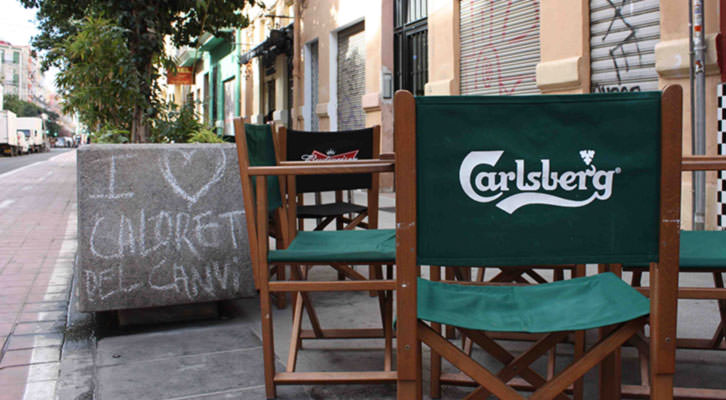 Pintada en el barrio de Ruzafa. Fotografía: Begoña Siles.