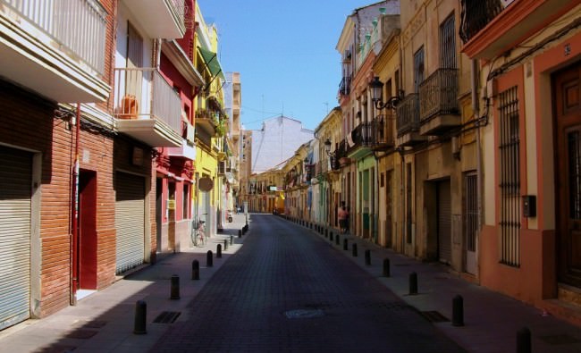 Vista del barrio del Cabanyal. Cortesía de Turiart.