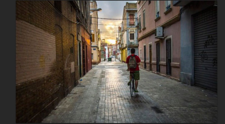 Vista del barrio del Cabanyal. Cortesía de Turiart.