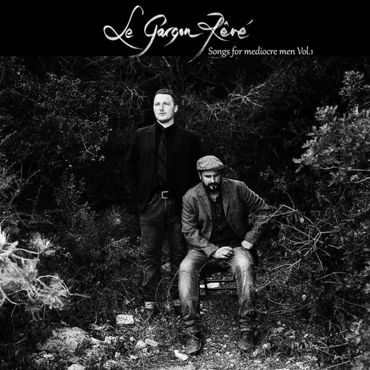 Portada del disco Songs for mediocre men vol. 1, del dúo Le Garçon Révé. Foto de Rohan Thapa y diseño de Stella Blasco.