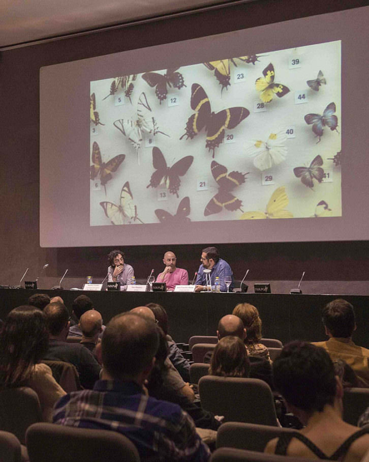 Charla de Nico Munuera. Imagen cortesía del IVAM.