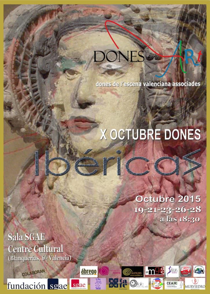 Cartel del X Festival Octubre Dones. Cortesía de Dones en Art. 