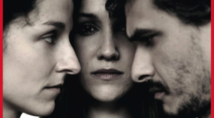 Ruth Cabeza, María San Miguel y Pablo Rodríguez conforman el trío actoral de 'La mirada del otro'. Fotografía cortesía de Rambleta.