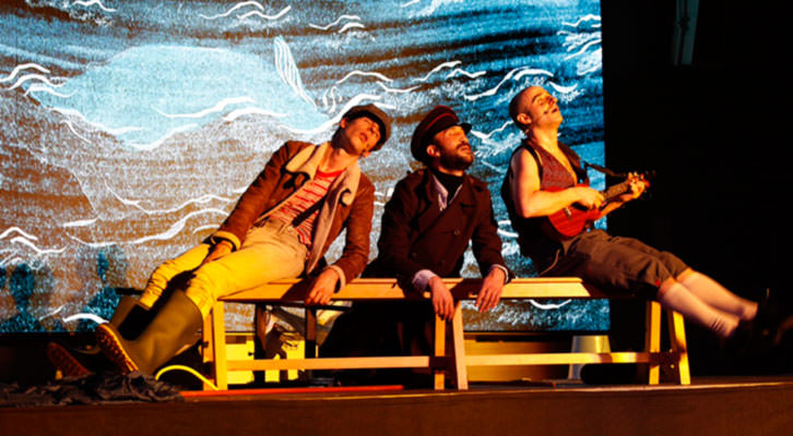 Escena de Moby Dick. Imagen cortesía de Sala Russafa. 