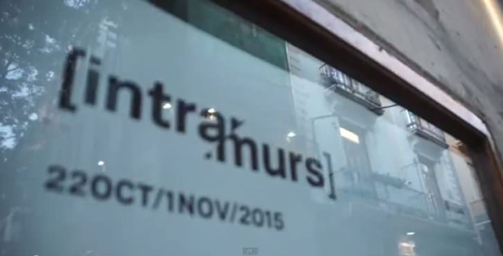 Imagen del video realizado para Intramurs 2015, obra de Tano Giménez y Natxo Sanmartín.