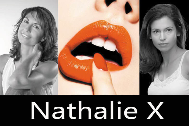 Cartel promocional de Nathalie X. Cortesía de Teatro Talía. 