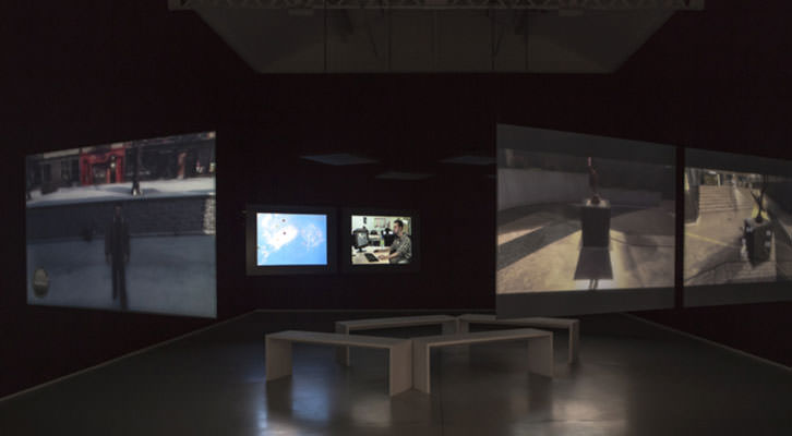 Videos de Harun Farocki. Imagen cortesía del IVAM. 