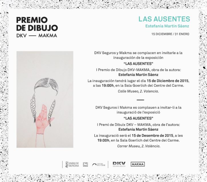 Invitación Premio de Dibujo DKV-MAKMA.