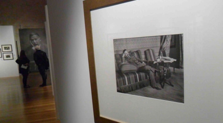 Visfa de la exposición El rostro de las letras, en el Centro del Carmen. 