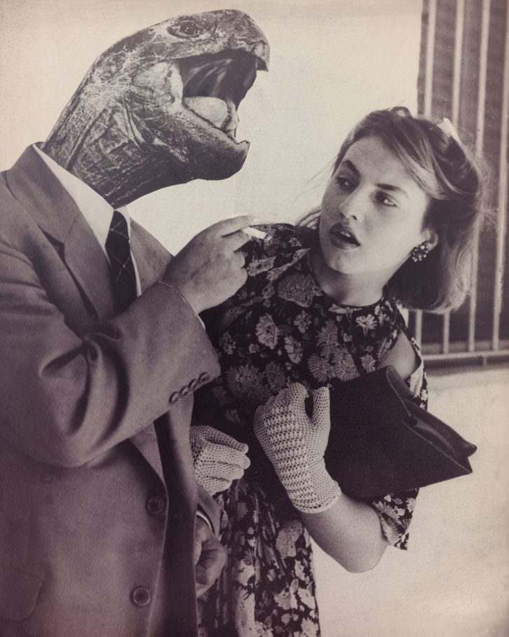 Fotomontaje de Grete Stern en el Caso de Estudio del IVAM. 