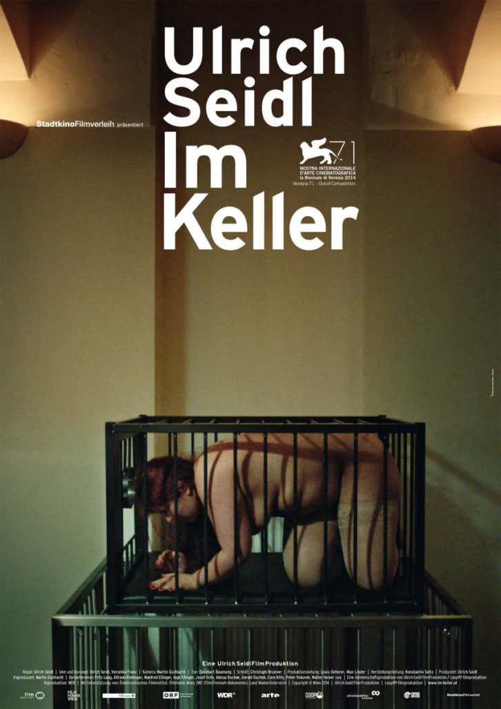 Cartel de la película 'En el sótano', de Ulrich Seidl. Imagen cortesía de La Filmoteca de CulturArts. 