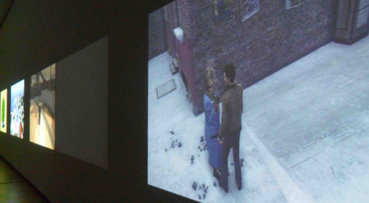 Imágenes de la exposición 'Lo que está en juego', de Harun Farocki, en el IVAM. 