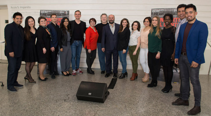 Elenco al completo del Concierto Bel Canto dirigido por Gregory Kunde. Fotografía de Tato Baeza por cortesía de Les Arts. 