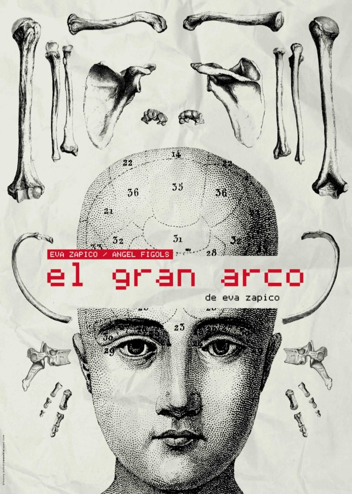 Cartel de 'El gran Arco', de Eva Zapico. Imagen cortesía de Sala Ultramar.