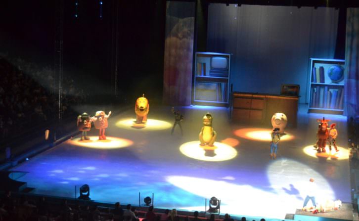 Disney on ice. Mundos encantados, Pabellón Fuente de San Luis. Fotografía: Lorena Riestra. 