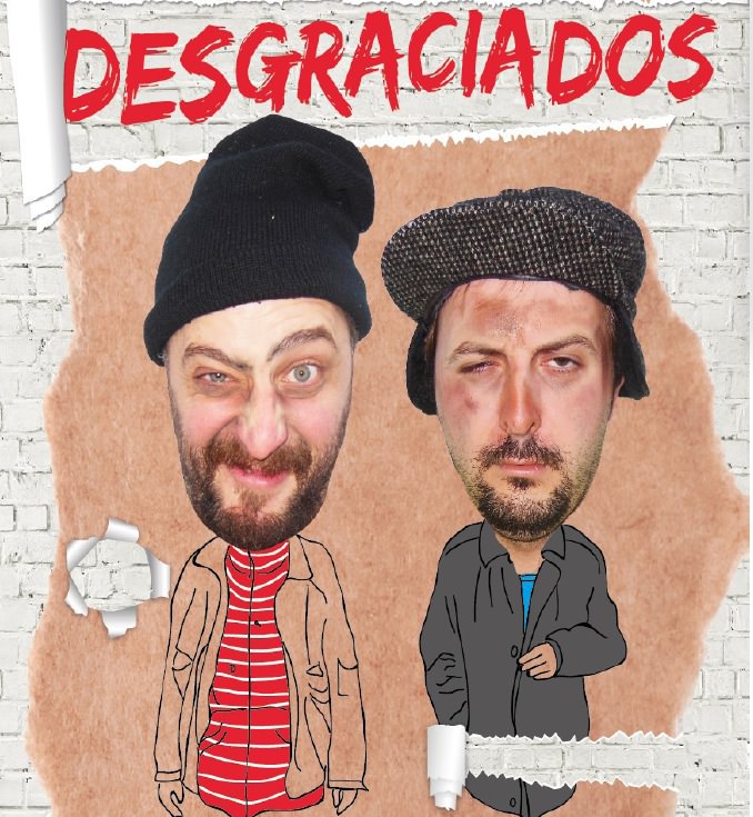 Cartel de la obra 'Desgraciados'. Imagen cortesía de Teatro Zircó.