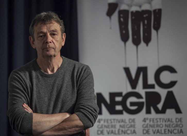 Pierre Lemaitre en el Instituto Francés dentro del Festival Valencia Negra. Foto: Europa Press.