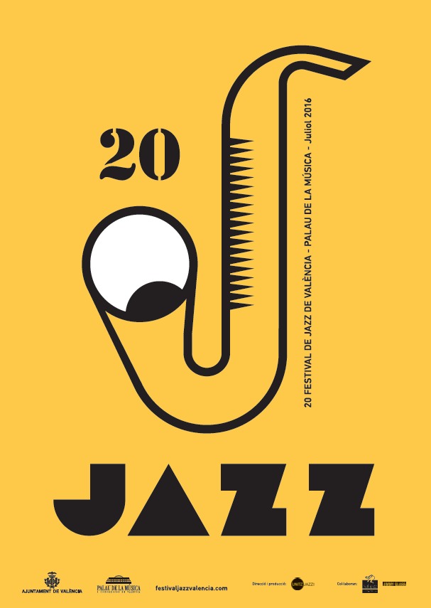 Cartel de Dani Nebot. Imagen cortesía del Festival de Jazz de Valencia.