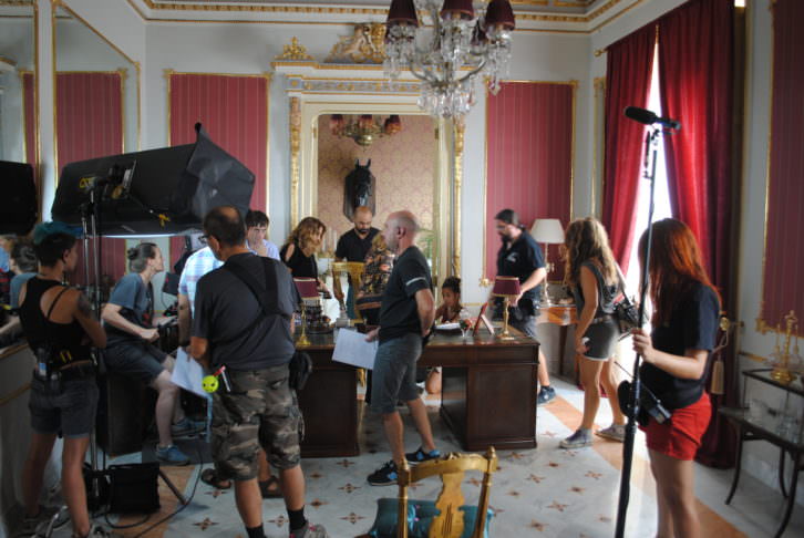 Set de rodaje Mil cosas que haría por ti. Fotografía: Boris Ramírez.