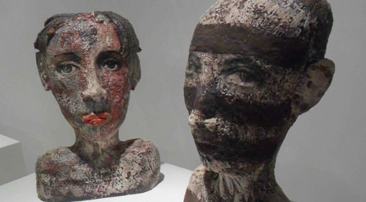 Esculturas de Teresa Gironés. Museo Nacional de Cerámica González Martí.