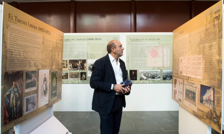 Vista de la exposición 'Les ciutats del músic'. Imagen cortesía del MuVIM.