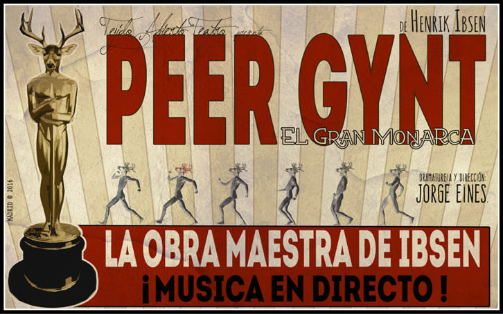 Cartel de Peer Gynt. Imagen cortesía de Sala Russafa. 