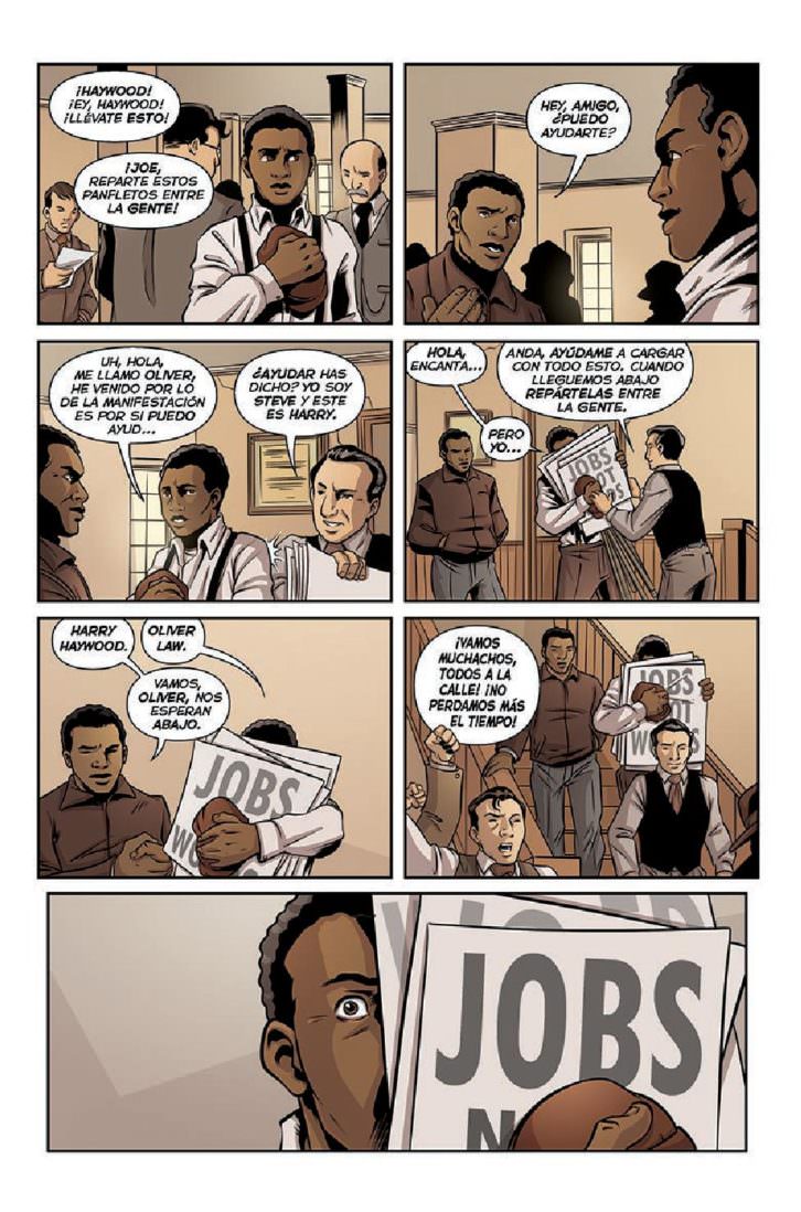 Ilustraciones de La Brigada Lincoln, de Pablo Durá. Imagen cortesía del autor.