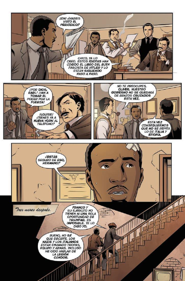 Ilustraciones de 'La Brigada Lincoln', de Pablo Durá. Imagen cortesía del autor.