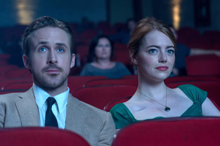 Ryan Gossling y Emma Stone durante un instante de la película 'La ciudad de las estrellas. La La Land'.