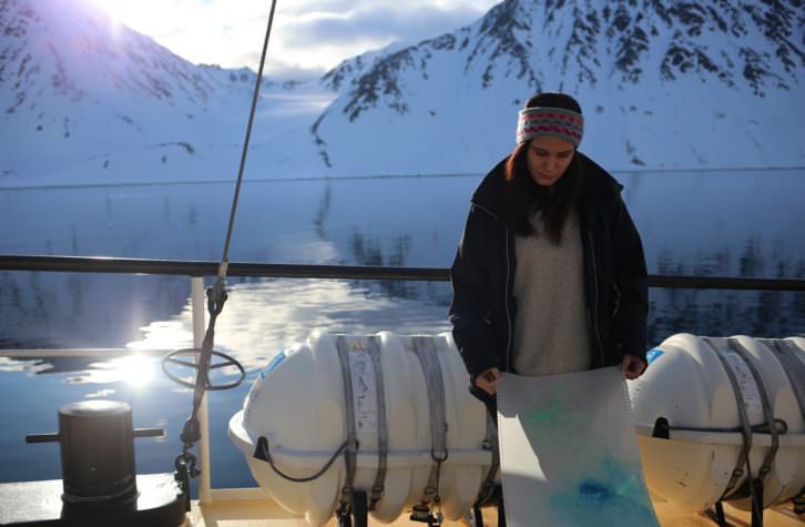 Cristina Gamón. Fotografía: Svalbard.