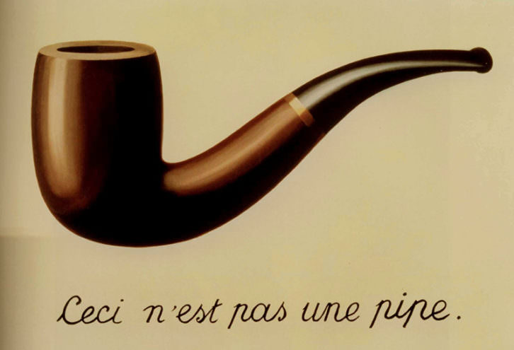 Esto no es una pipa, de René Magritte.