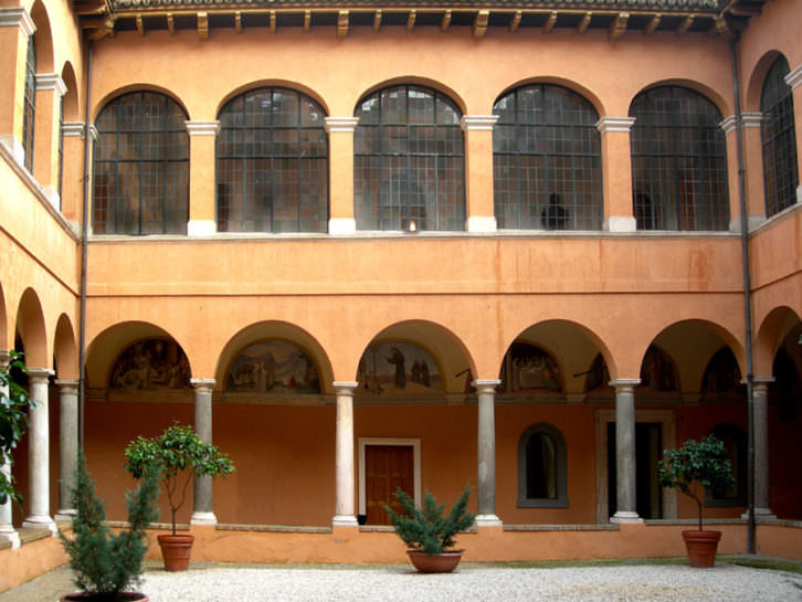 Claustro de la Academia de España en Roma. Convento de San Pietro in Montorio.