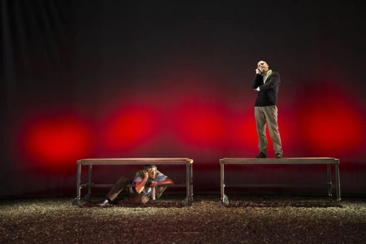 Escena de 'Distancia 7 minutos'. Imagen cortesía de Sala Russafa.