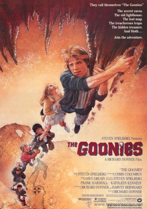 Cartel de Los Goonies.