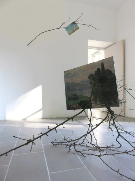 Instalación realizada en la Residencia de Lizières (Francia), 2015.