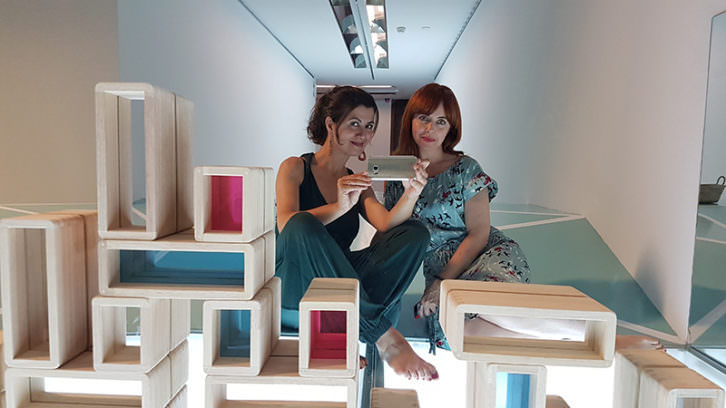 Sonia Rayos y Silvana Andrés. Imagen cortesia del autor.