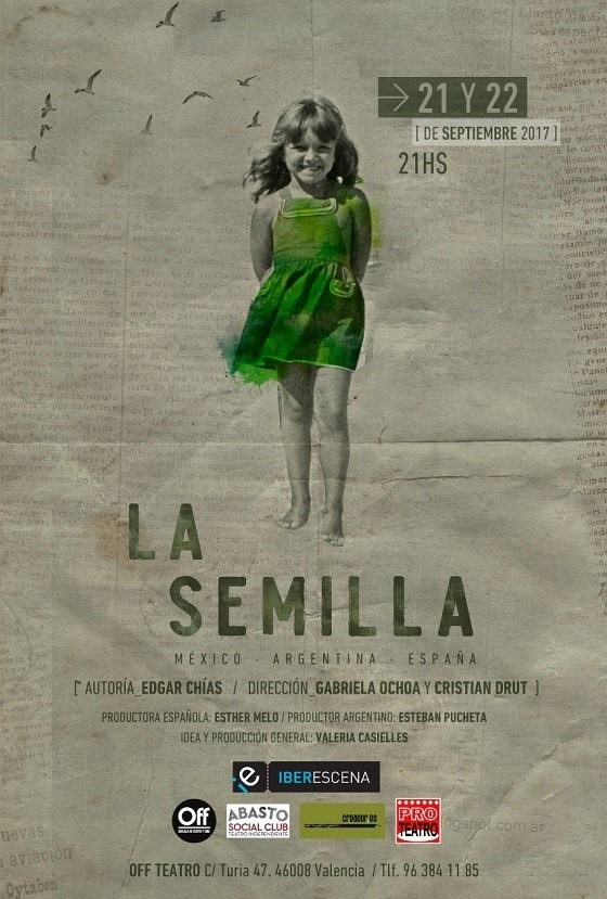 Cartel de 'La semilla'. Imagen cortesía de CreadorES.