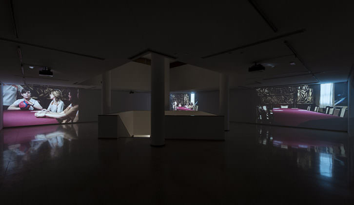 Vista de la exposición 'Cartografías de lo invisible' de Carmela García. Imagen cortesía del IVAM. 