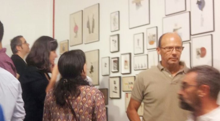 Imagen: Fotografía de la inauguración en La Fábrica. Cedida por la artista