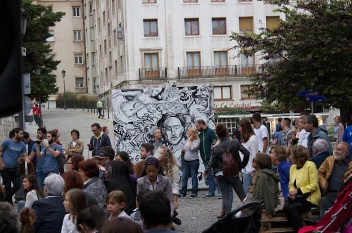 Ambiente en la calle durante el festival Artecturas. Foto: Néstor Navarro