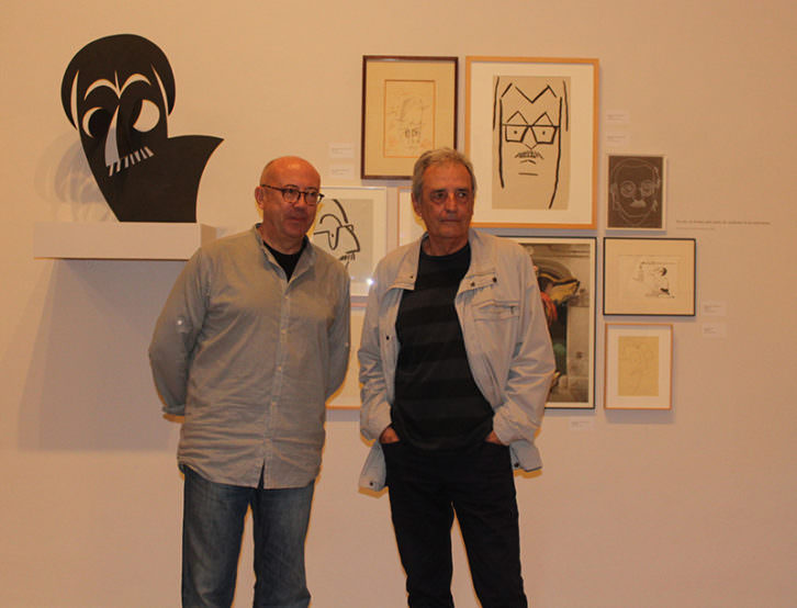 Artur Heras (derecha) y Anacleto Ferrer. Imagen cortesía de La Nau.