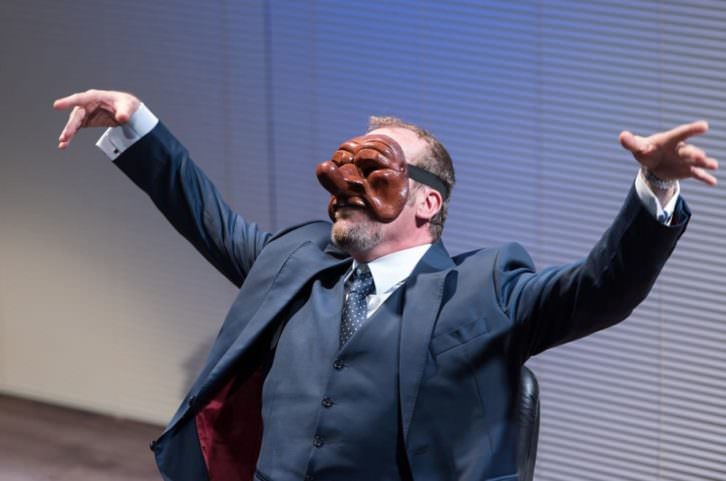 Fernando Cayo en 'El príncipe de Maquiavelo'. Teatro Talía.